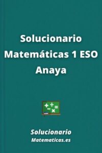 SOLUCIONARIO - Matemáticas 1 ESO Anaya 2024 / 2025 [PDF]