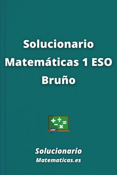 Solucionario Matematicas 1 ESO Bruno