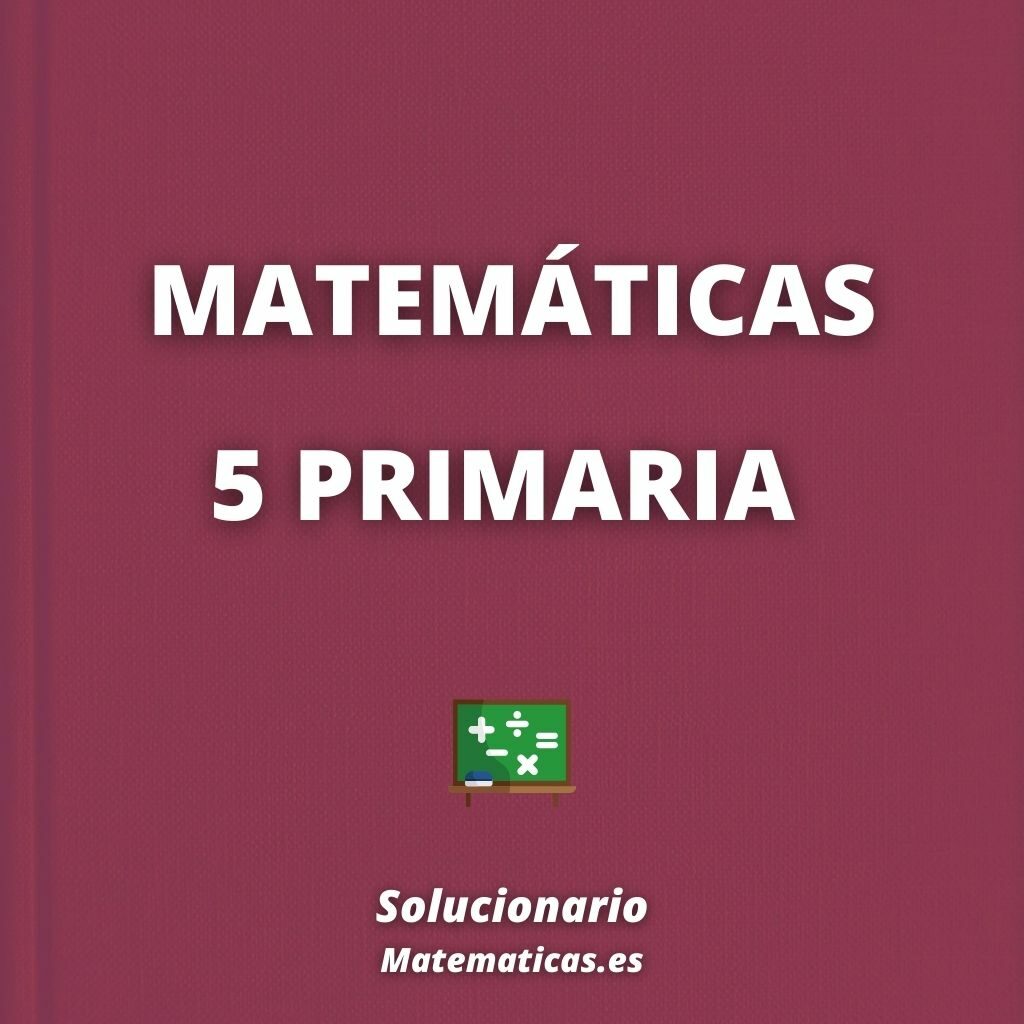 Solucionario Matematicas 5 Primaria