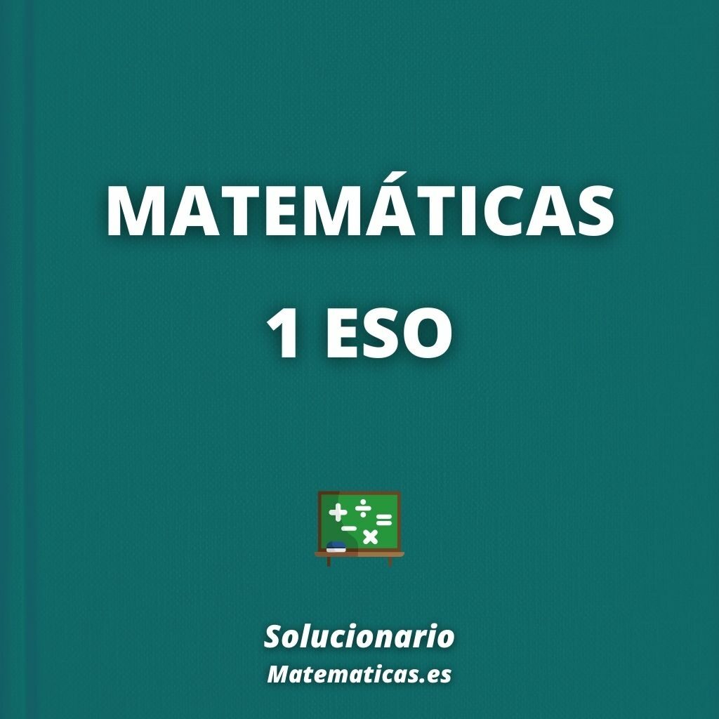 Solucionario Matematicas 1 ESO
