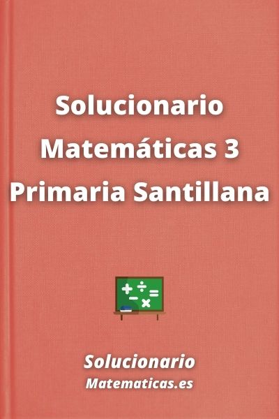 Solucionario Matematicas 3 Primaria Santillana