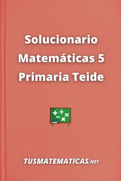 Solucionario Matematicas 5 Primaria Teide